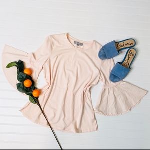 Marled Reunited Clothing Long-sleeved Pink Shirt